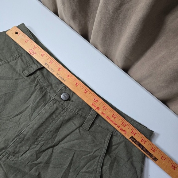Flylow Mens Canvas Pants Size Large Green Chino Hiking Outdoor Adventurewear - Picture 9 of 14